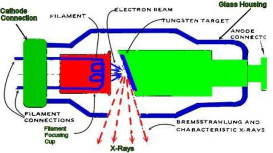 Gambar 2.2  Skema Tabung Sinar-X 