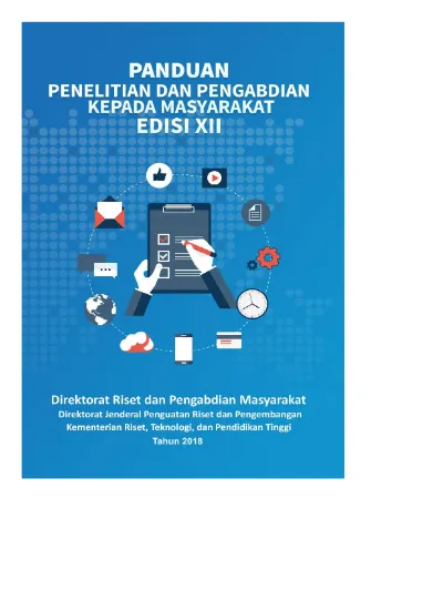 Buku Panduan Penelitian Dan Pengabdian Edisi XII Tahun 2018.pdf