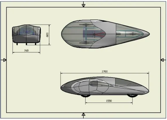 Gambar 2.4 Desain chassis Bismillah EV