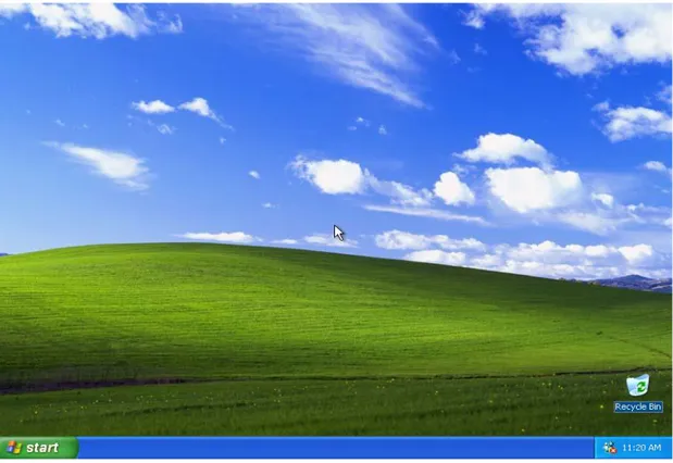 Gambar 2.3 Tampilan Windows XP 