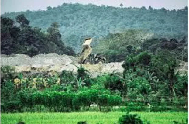 Gambar 7. Daerah pertambangan 