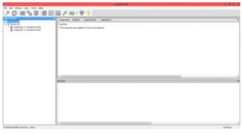 Gambar I.6. Tampilan utama PostgreSQL. 