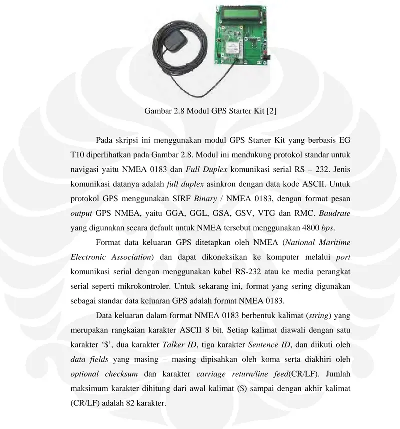 Gambar 2.8 Modul GPS Starter Kit [2] 