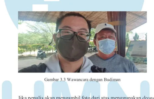 Gambar 3.3 Wawancara dengan Budiman 