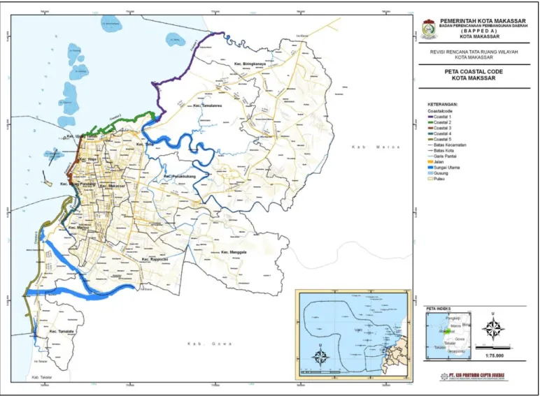 Gambar 2-9. Peta Coastal Code Kota Makassar 