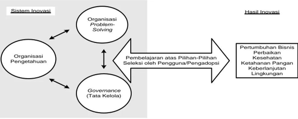 Gambar 1.1 Struktur Pokok dari Sistem Inovasi . 