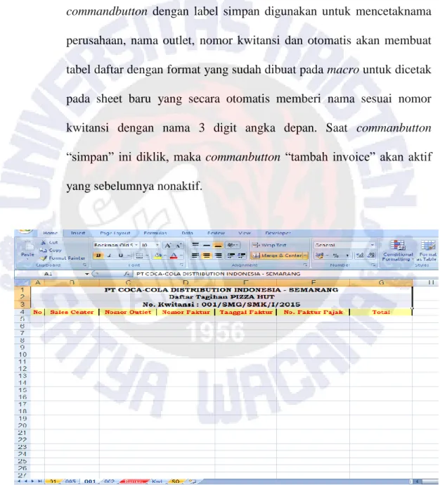 Gambar 5Implementasi Cetak Form Input ke Excel