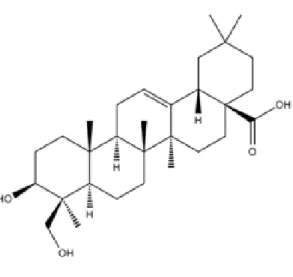 Gambar 2.1 Struktur Sapogenin ( Harbone, 1987) 
