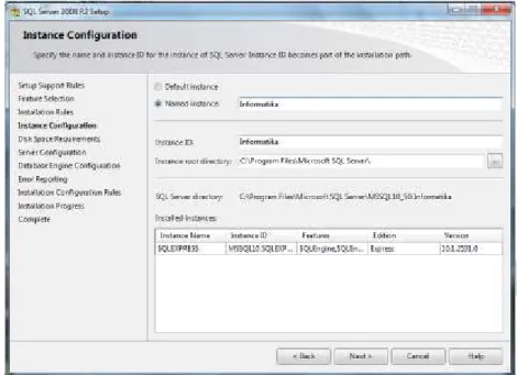 Gambar 3. Setup instalansi Sql Server 2008 Configuration 