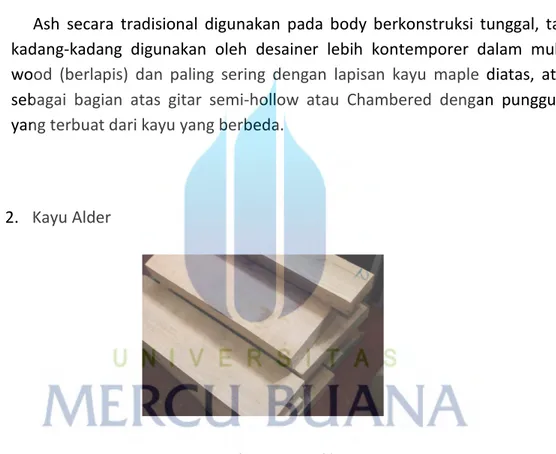 Gambar 18 Kayu alder 