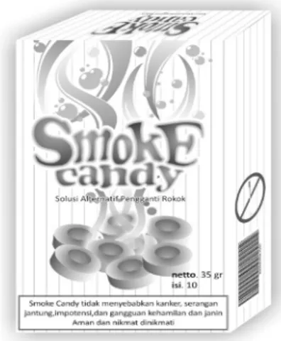 Gambar 4. Desain Kemasan Smoke Candy