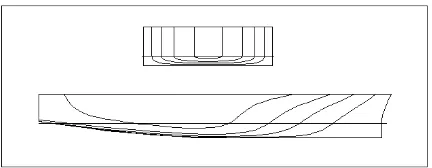 Gambar 2.1. body plan mainhull dan sidehull