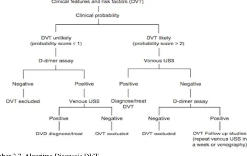Gambar 2.7. Algoritma Diagnosis DVT 