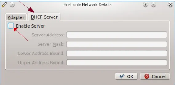 Gambar 4. Menonaktifkan DHCP Server