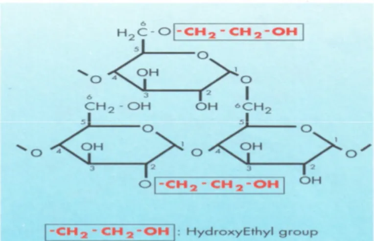 Gambar 4. Struktur dari Polisakarida HES  