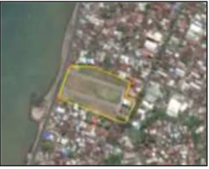 Gambar 1. Lokasi tapak di Kecamatan Tuminting  Sumber : Google 