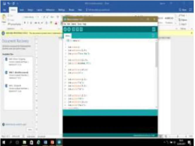 Gambar 3. Arduino IDE  Sumber: program sendiri 