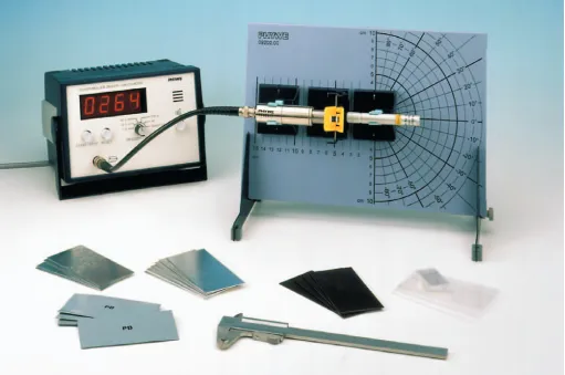 Fig. 1: Experimental set-up: Electron absorption.