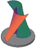 Gambar 1. Desain helical savonius blade
