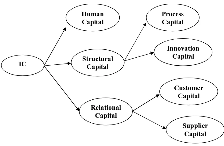 Gambar 2. Pembagian  Intellectual Capital Sumber : Sofiah, et al, 2004 