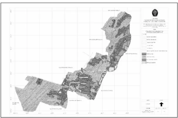 Gambar 1. Peta Penggunaan Lahan Kota Kalinyamatan Kabupaten Jepara