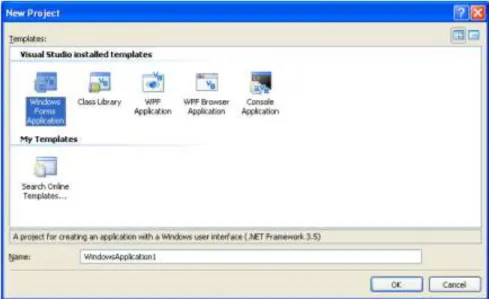 Gambar 2.3 Pemilihan Project 