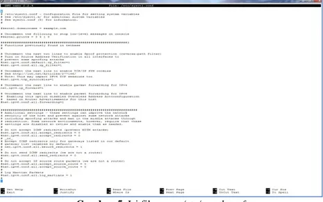 Gambar 5. Isi file nano /etc/sysctl.conf
