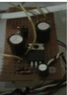 Gambar 9. Rangkaian Power Supplay     Power supplay pada rangkaian ini  berguna  sebagai  penghasil  daya  atau  listrik  untuk  rangkaian