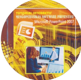 Gambar 4.3 Tampilan CD Multimedia interaktif Mengoperasikan Software Presentasi 
