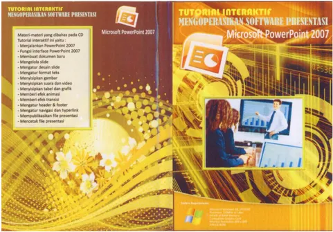 Gambar 4.4 Tampilan Cover CD Multimedia interaktif Mengoperasikan Software Presentasi 
