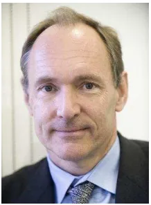 Gambar. 1.1 Tim Berners-Lee (Sumber : http://www.hdwallpapersinn.com) 