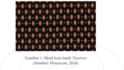 Gambar 1. Motif kain batik Truntum (Sumber: Winiarum, 2014)
