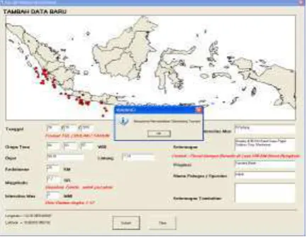 Gambar 9.  Tampilan Layar hasil Update Data  