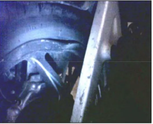Gambar 1. Velg Cast Wheel Rusak 