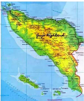 Gambar 1.  Peta Propinsi Aceh 