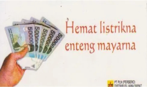 Gambar 4.3  Stiker Hemat Listrik 