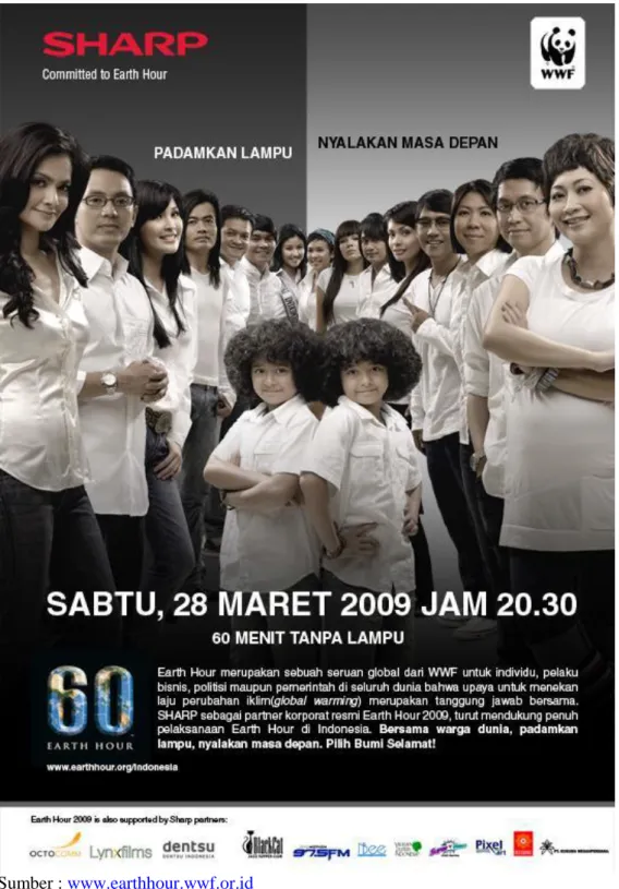 Gambar 4.11  Iklan Earth Hourth 