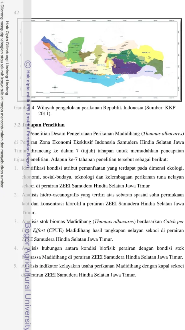Gambar 4  Wilayah pengelolaan perikanan Republik Indonesia (Sumber: KKP                      2011)