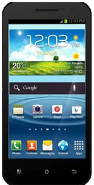 Gambar 2.1 Android Mobile  (Sumber: www.phonebunch.com) 