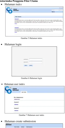 Gambar 5 Halaman index 