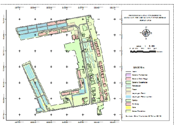Gambar 6. Tampilan Peta Penambahan Luasan  Sarana dan Prasarana Pelabuhan 