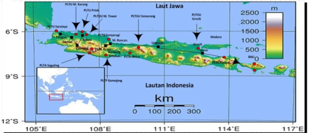 Gambar 2.1 Lokasi unit pembangkitan PT Indonesia Power