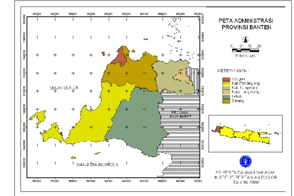 Gambar 11  Peta Administratif Provinsi Banten. 