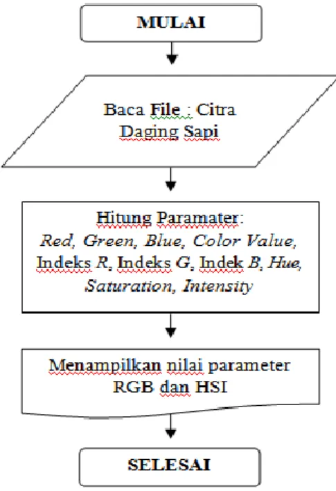 Gambar 2 Diagram Alir Program Pengolahan Citra. 