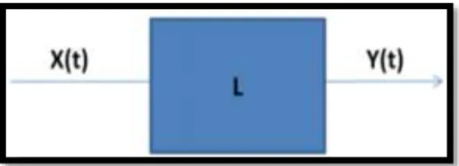 Gambar 4. Model linear time series dimana Y(t)= L{X(t)} (Camina dkk, 1984) 