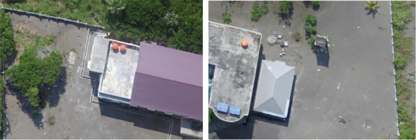 Gambar 7. Hasil pemotretan berupa foto udara tegak komplek Kantor PGSP  Sumber: Putra, 2016 