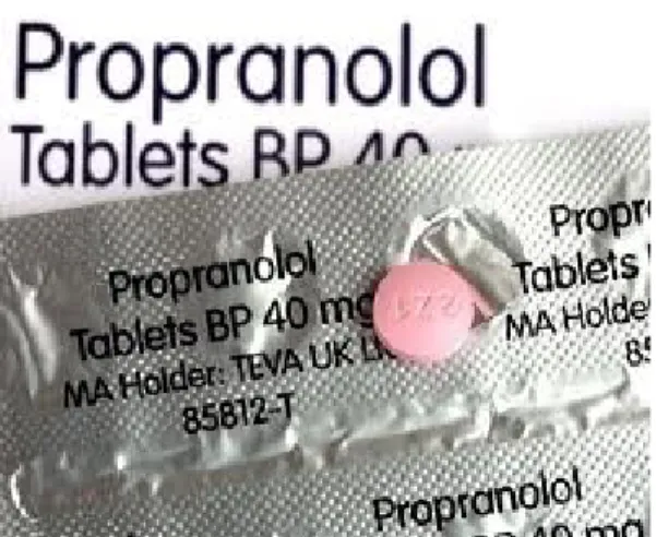 Gambar i.1 salah satu obat beta-blockers Propranolol