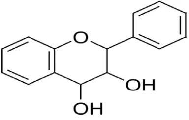 Gambar 2.2 Struktur kimia flavan-3,4-diol 