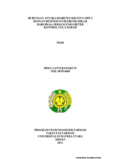 Hubungan Antara Diabetes Melitus Tipe 2 Dengan Retinopati Diabetik