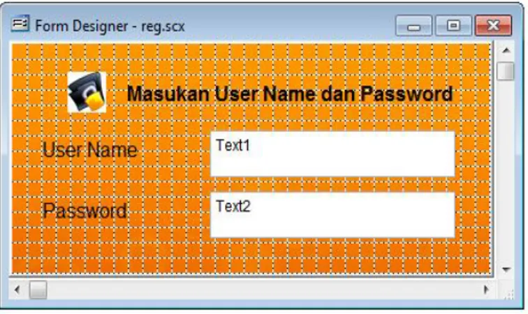 Gambar 12. Pembuatan form password 